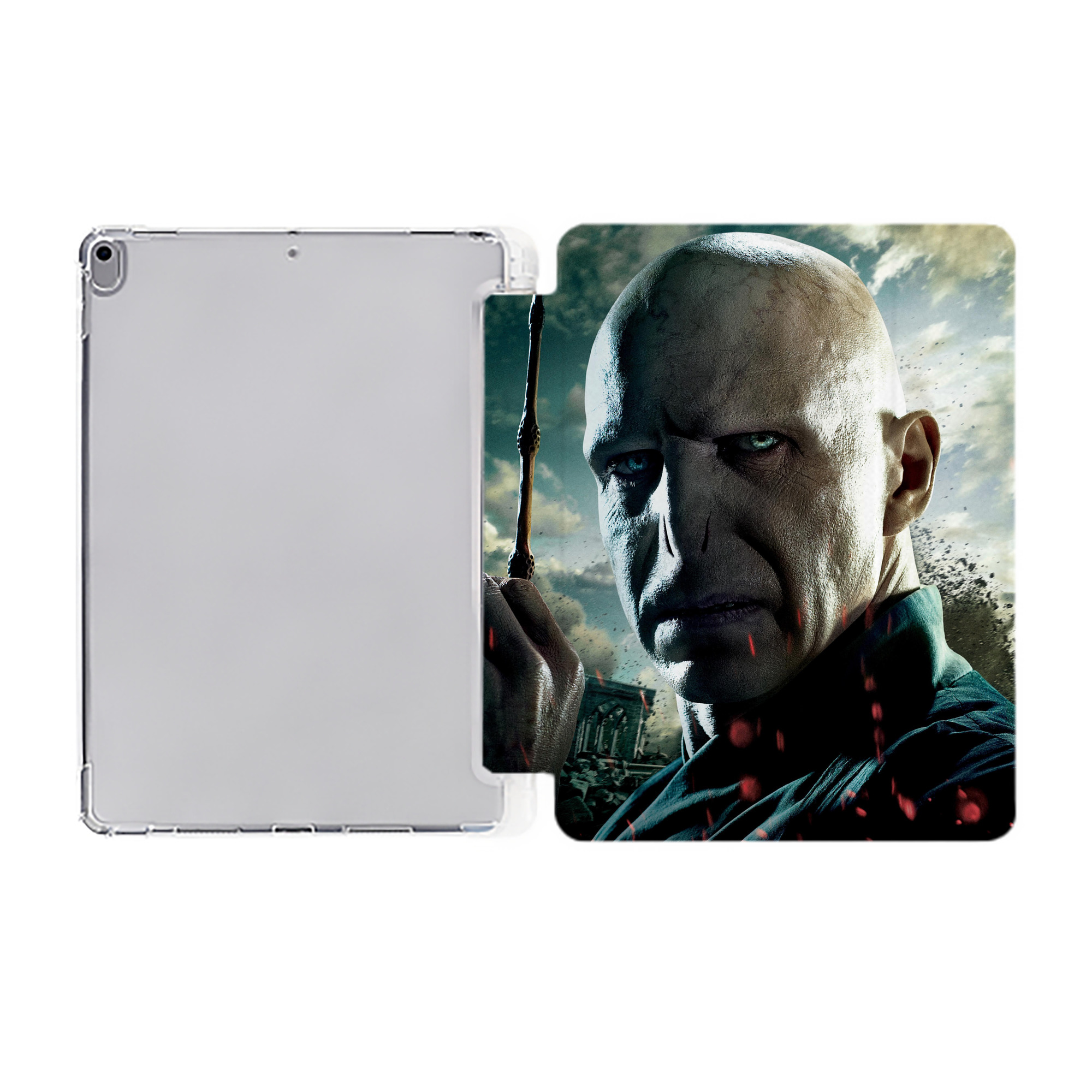（画像用） Harry Potter ハリー・ポッターシリーズ IPad ケース ペン収納付き 三つ折りスタンド PUレザー×シリコン 対応機種9.5/10.5/10.9インチ